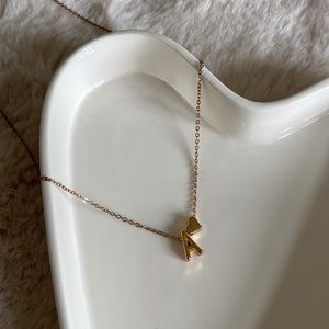 [💛 2 for $10] ‘A’ gold necklace